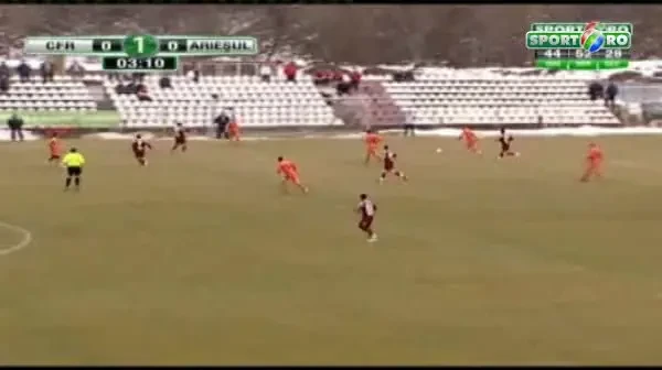 CFR 2-2 Ariesul Turda! CFR a egalat in 2 min! Vezi golurile lui Bus si Bud!