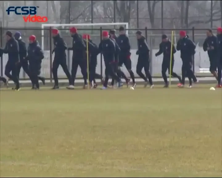 VIDEO Vezi cum se antreneaza Steaua pentru meciul cu Craiova!