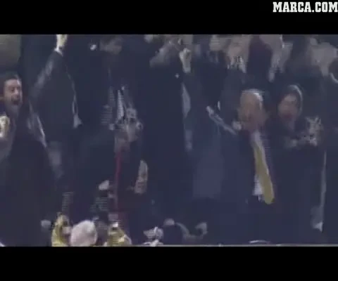 VIDEO / Florentino Perez a INNEBUNIT la golul lui Benzema de la Lyon: Sunt si eu uman!