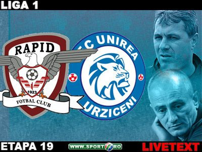 Sburlea a adus prima victorie pentru Rapid in 2011! Giulestenii urca pe 3! Rapid 1-0 Unirea Urziceni! Vezi fazele: