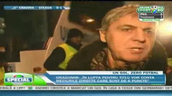 ZERO!!! Craiova - Steaua, propus la cel mai prost meci al etapei: "N-am vazut nimic, a fost un meci URAT!"
