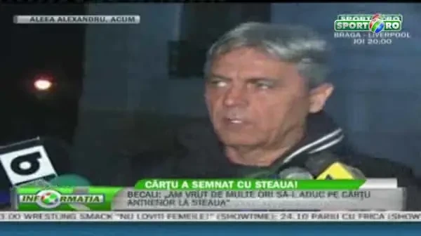 Masurile anuntate de Cartu in Ghencea! Reactia sa dupa ce Gaman a spus ca vrea la Steaua!