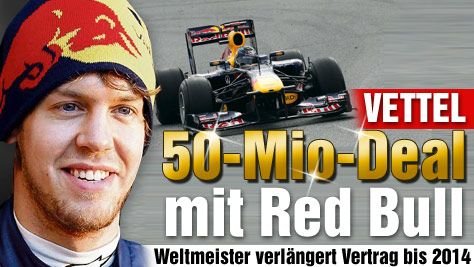 FABULOS! Vettel va castiga 50 de milioane de euro la Red Bull!