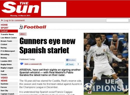 Arsenal il FURA pe cel mai tare TALENT al lui Real Madrid! Are 18 ani, a debutat deja in Liga si da SUPER goluri! VIDEO