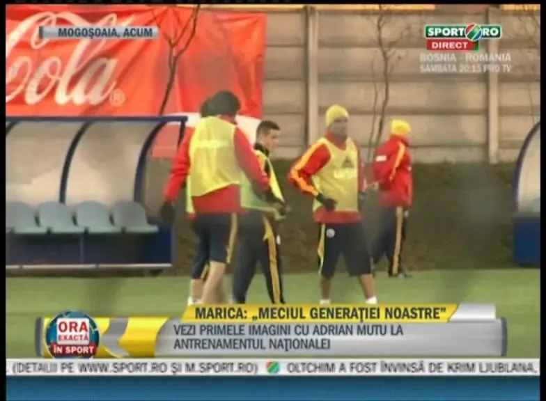 Mesajul jucatorilor la meciul anului in Romania! Vezi ce a facut Mutu la antrenamente dupa 527 de zile de pauza!