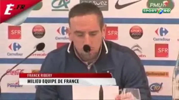 Francezii ne fac praf si la comunicare: cum a reactionat Ribery aflat in situatia lui Mutu!