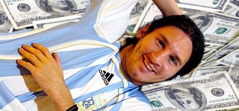 Venit FABULOS pentru Messi in 2010! TOPUL celor mai bine platiti fotbalisti din lume: