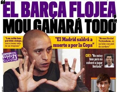 Roberto Carlos: Barcelona o va da in bara, Mourinho va castiga TOT cu Real!