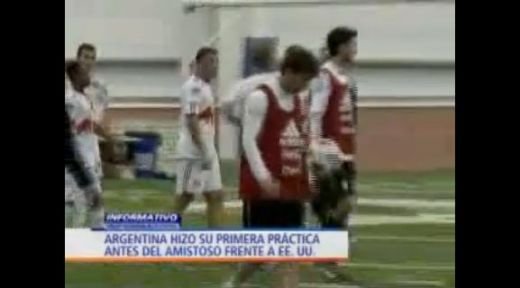 VIDEO / Leo Messi s-a antrenat in SALA cu Argentina pentru amicalul cu SUA: