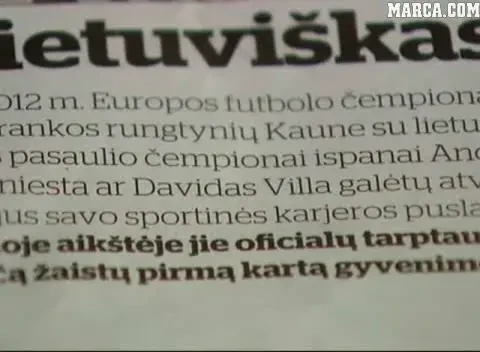 Spania in stare de SOC: refuza sa joace in mocirla! Vezi cum este reparat gazonul din Lituania!