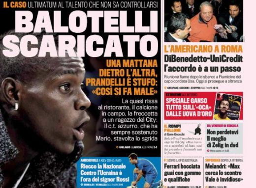 Talentul care nu stie sa se controleze! Italia alarmata de cazul Balotelli: Salvati-l pe Mario!