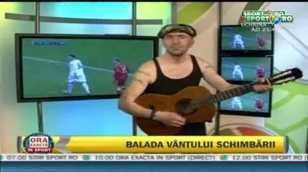 SUPER VIDEO Asculta Balada vantului schimbarii: Ce joaca Florescu... stie doar Lucescu! Vrem si noi sa stim, sa-i multumim! :))