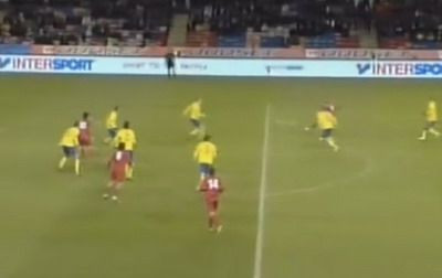 VIDEO: Moldova ne-a luat-o cu mult inainte! Vezi un GOLAZO marcat in fata Suediei