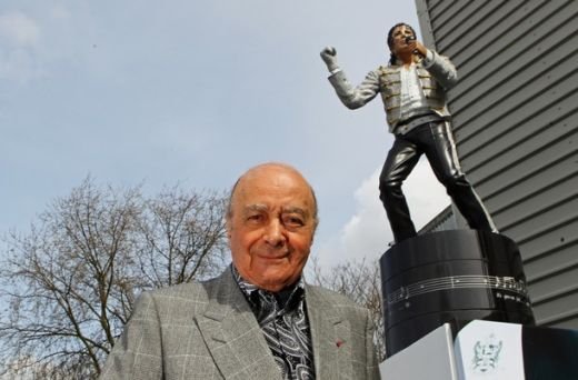VIDEO SPECTACULOS Are sute de milioane si e patron in Premier League! Al Fayed il invata moonwalk-ul pe Becali ))