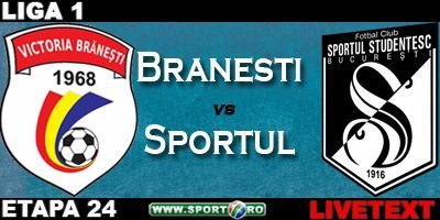 Branesti 1-1 Sportul! Egalul care o ajuta pe Craiova!