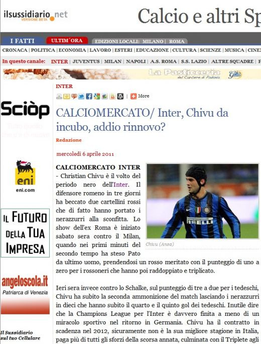Cum poate fi pedepsit Chivu dupa eliminarile cu Milan si Schalke! Ce masuri poate lua Inter