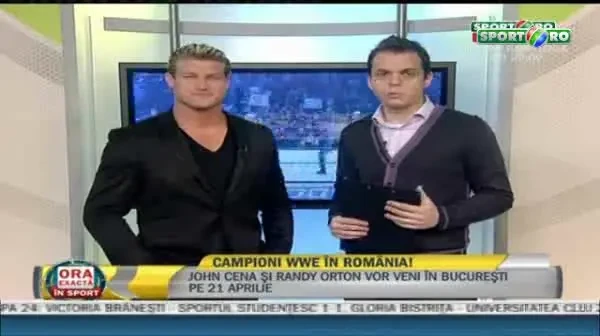 VIDEO: Dolph Ziggler, in direct la Sport.ro: "Ma dor mainile de cat am facut cu mana dupa femeile din Romania!"