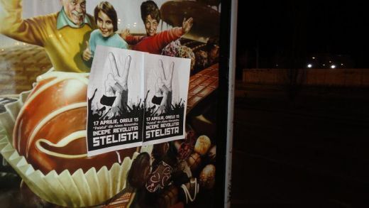 Protest fara precedent! Fanii Stelei au umplut Bucurestiul cu postere anti-Becali! FOTO:_1
