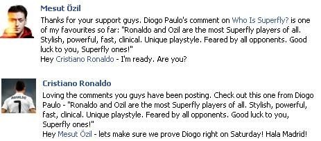 SENZATIE! Nu vezi asa ceva in Liga I: dialog fabulos pe Facebook, intre Cristiano Ronaldo si Ozil, cu 4 ore inainte de EL Clasico: