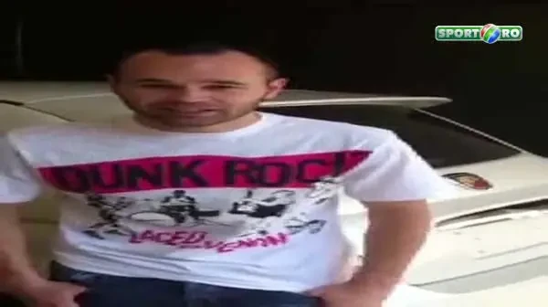 Iniesta s-a filmat singur pentru fanii de pe Facebook! Ce le-a spus admiratorilor sai: