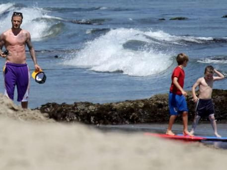 FOTO! Beckham joaca fotbal ca brazilienii! :)