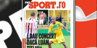 Citeste luni in ProSport: ce formatie de muzica va canta pentru FC Vaslui la sarbatoarea titlului!