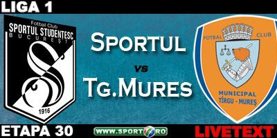 Regie HORROR! Sportul pierde in prelungiri! Sportul 1-2 Targu Mures!