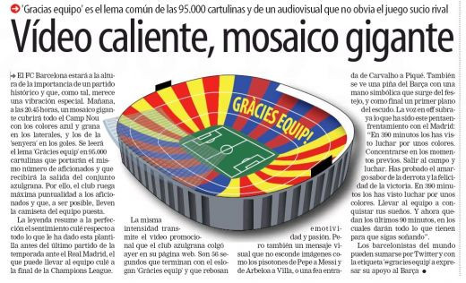 FOTO! Barcelona pregateste o coregrafie UNICA cu Real Madrid! Cum vor transforma Nou Camp cei 95.000 de fani