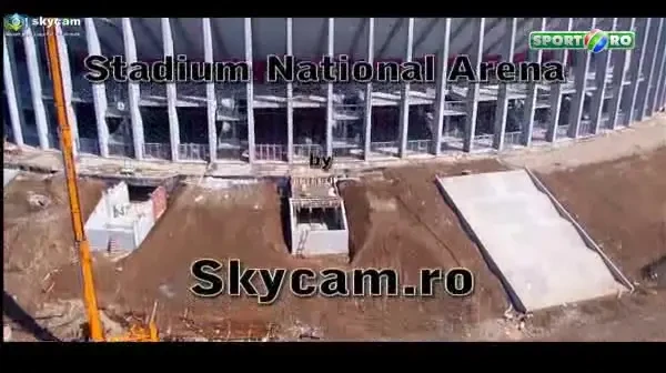 SUPER FOTO si VIDEO! Se monteaza acoperisul retractabil pe National Arena! Vezi ultimele imagini