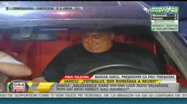 Titlul se decide la detectorul de minciuni! Iancu: Fotbalul din Romania a murit! Il provoc pe Stan sa discutam de mita si aranjamente