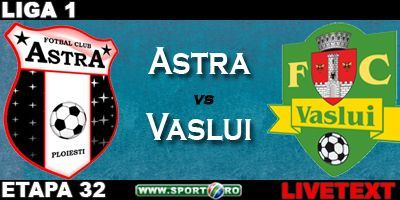 Un gol in minutul 94 o scoate pe FC Vaslui din lupta pentru titlu! Kuciak isi ingoapa echipa! Astra 1-1 Vaslui!