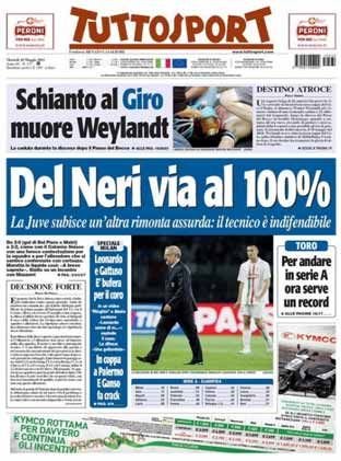 Ziua in care cele mai mari ziare de sport din Italia au uitat de fotbal: Este cea mai mare tragedie din istoria ciclismului!_4