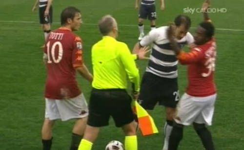 VIDEO Stefan Radu va fi judecat din nou in Italia! Vezi gestul scandalos de pe Olimpico!