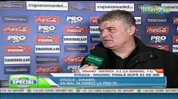 Andone: Va fi o Finala foarte dificila! Sper sa fie meci spectaculos! Ce zice despre suporterii lui Dinamo: