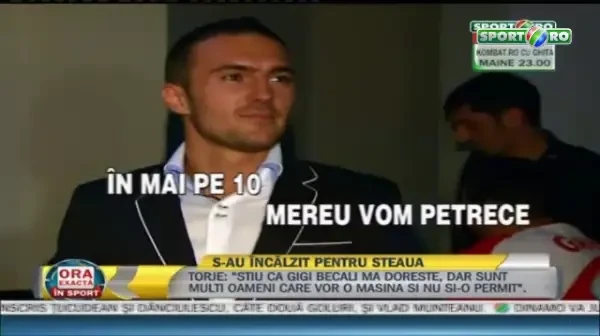 VIDEO: Asa s-a sarbatorit incendierea peluzei din Ghencea! Ce spune Torje despre transferul la Steaua: