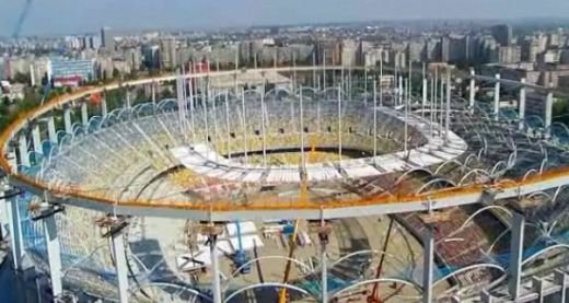 National Arena este gata! REACTIA lui Michel Platini care a venit in Romania sa vada minunea! VEZI ULTIMELE IMAGINI: