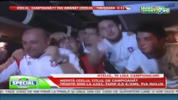 Champions League la Galati! Marius Stan si Dorinel au fost VEDETELE petrecerii din autocar! Care a fost HIT-ul zilei