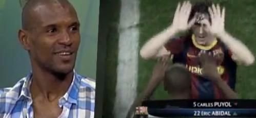 VIDEO: Abidal fata in fata cu Abidal: Vino si salveaza-ma din bar! :) Vezi cum canta melodia preferata: