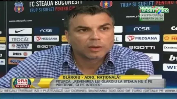 EXCLUSIV! Olaroiu: Nu vreau sa pun presiune pe jucatori! Dupa finala Cupei anunt daca raman la Steaua!