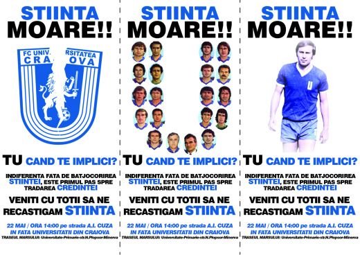 Fanii Craiovei vor ELIBERAREA Universitatii! Au impanzit orasul cu mesaje pentru a chema lumea la PROTEST! Vezi comunicatul:_11