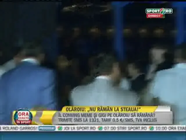 VIDEO: Stelistii au petrecut intr-un club de fite dupa victoria din Cupa! Vezi imagini cu Olaroiu si Radut in club: