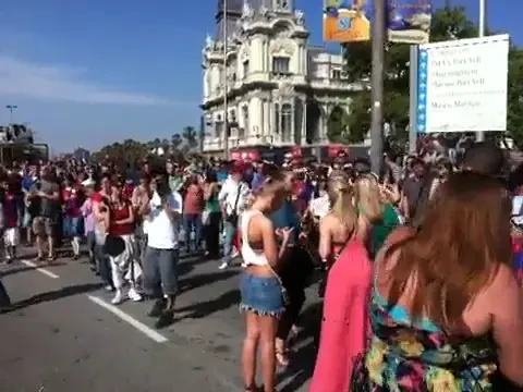 Turul de onoare al campionilor de la Barcelona II