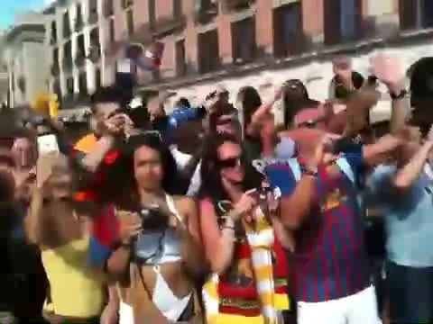 Turul de onoare al campionilor de la Barcelona VI