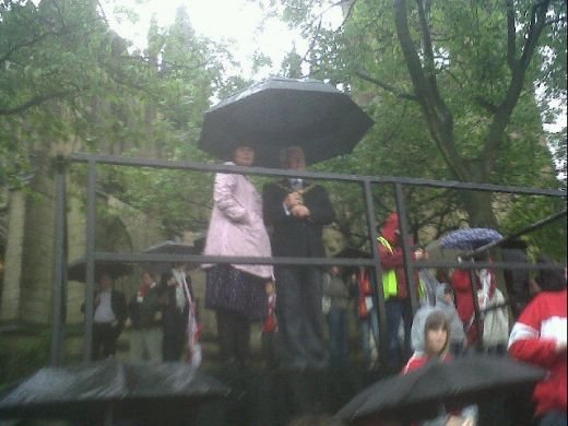 FOTO SI VIDEO: Isterie la Manchester! Cum s-au purtat jucatorii lui United ca niste incepatori in fata fanilor veniti sa sarbatoreasca titlul:_3