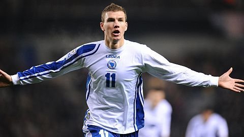 Dzeko vrea sa dea lovitura si pe Giulesti: Romania nu e favorita, chiar daca joaca acasa!