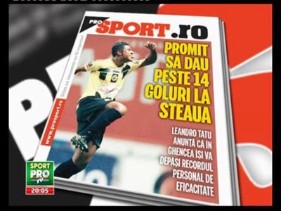 Citeste sambata in ProSport: El e brazilianul care ii promite Stelei sa fie peste Elton si Arthuro la un loc!