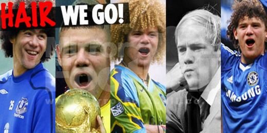 FOTO GENIAL! Rooney isi face implant de par! Vezi cum i-ar sta cu 10 frizuri celebre de fotbalisti!