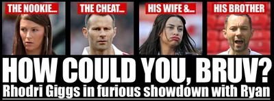 Legaturi bolnavicioase! Sotia l-a iertat pe Giggs! Citeste un dialog demn de Oscar intre Giggs, fratele lui si sotia jucatorului:_4