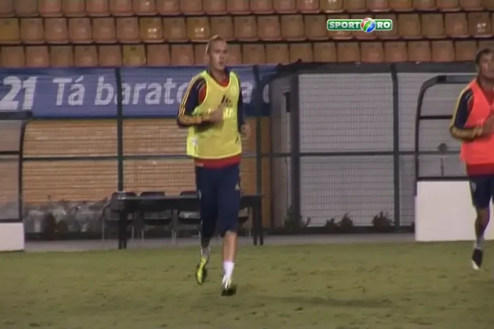 Ultimul antrenament inainte de Brazilia - Romania