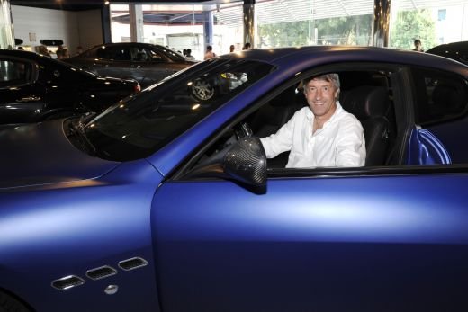 FOTO / Mai pleaca de la Modena? Bergodi a fost in vizita la uzina Maserati cu jucatorii!